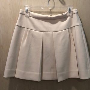 Cream wool JCrew skirt size 4